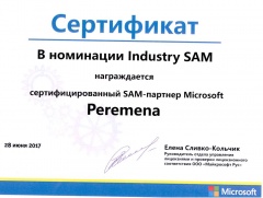 Industry SAM 2017